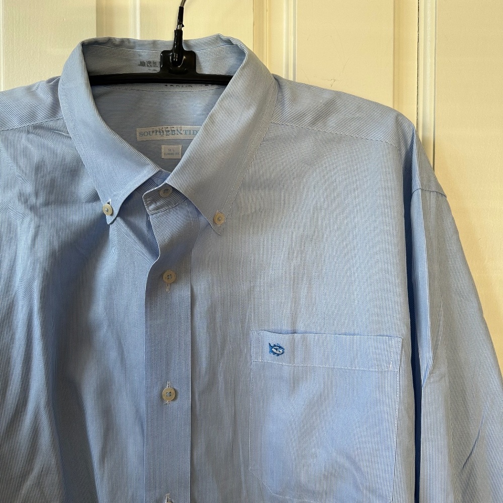 Southern Tide - Striped Button Down - Size L